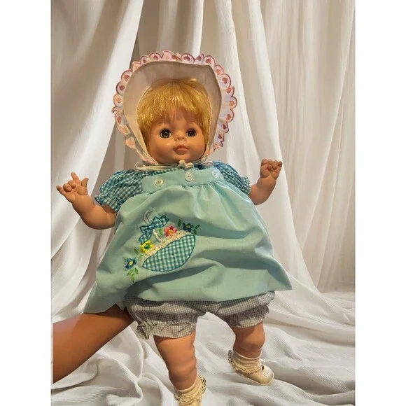 222” Vintage Vogue BABY DEAR ONE Blonde/Blue Eyes Doll Redesigned Face 1965 - Picture 1 of 15